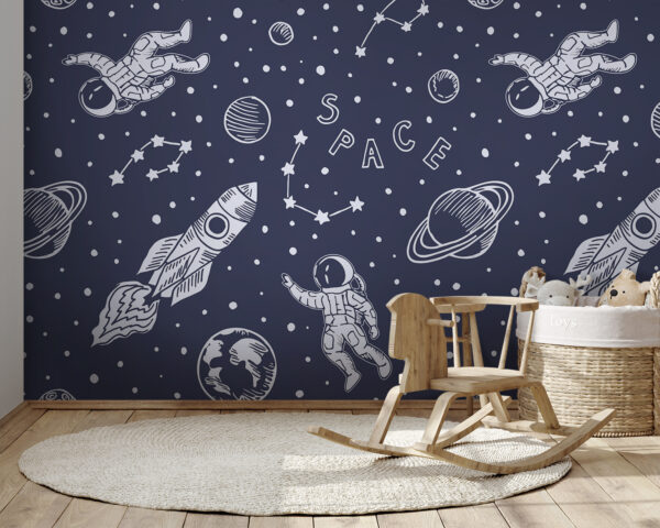 Karikatúra astronauta Fototapety Karikatúra astronauta