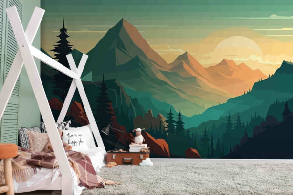 Krajina hôr a stromov Fototapety Krajina hôr a stromov