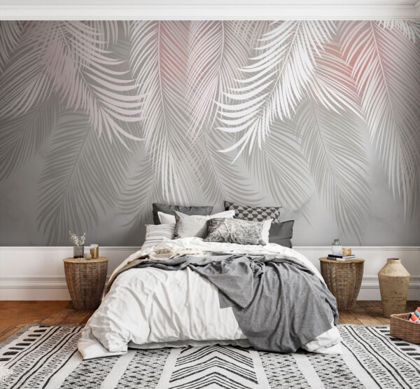 Perie sa kaskádovito rozprestiera v elegantnom vzore Fototapety Perie sa kaskádovito rozprestiera v elegantnom vzore