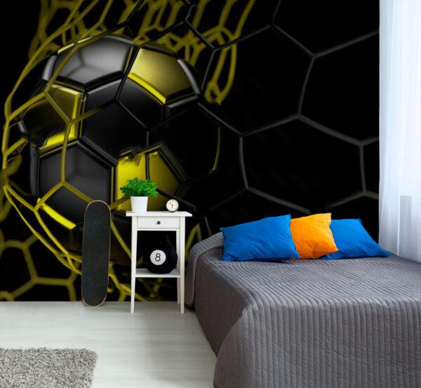 Fototapety Fototapety Futbalová lopta v sieti (Katalógové číslo: u72802)