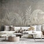 Fototapety Pokojná botanická elegancia na displeji