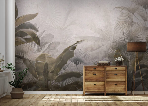 Mystická krajina s tropickou zeleňou Fototapety Mystická krajina s tropickou zeleňou