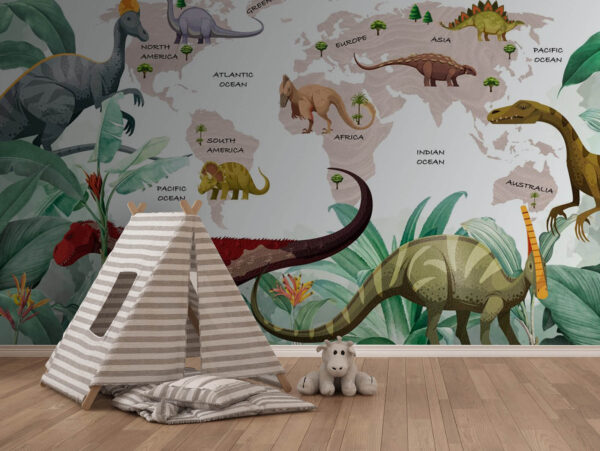 Karikatúra dinosaura Fototapety Karikatúra dinosaura