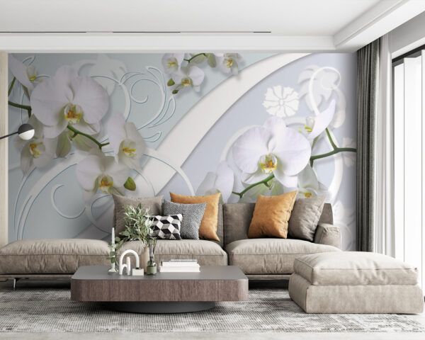 Jemné orchidey v jemných odtieňoch Fototapety Jemné orchidey v jemných odtieňoch