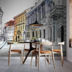 Fototapety Kresba budovy