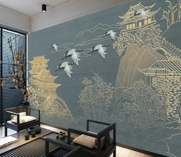 Vták letiaci vo vzduchu Fototapety Vták letiaci vo vzduchu