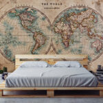 Fototapety Mapa Zeme