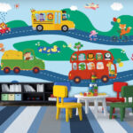 Fototapety Karikatúra leva riadiaceho auto