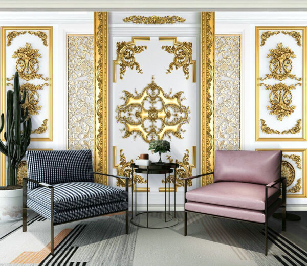 Fototapety Opulentná elegancia v ozdobných dekoráciách