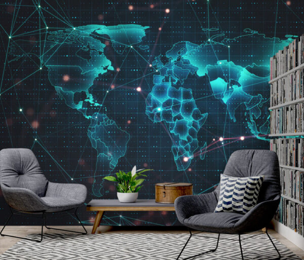 Mapa sveta Fototapety Mapa sveta
