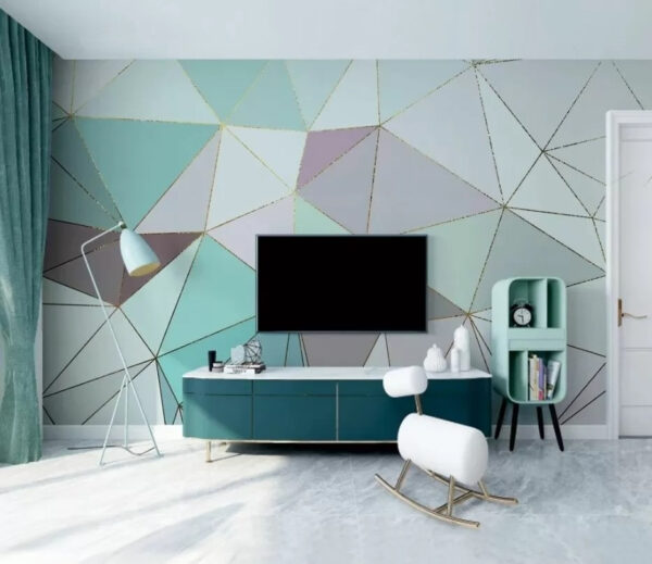 Pastelový geometrický abstraktný vzor Fototapety Pastelový geometrický abstraktný vzor