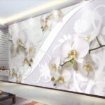 Fototapety Jemné orchidey na mäkkom pozadí