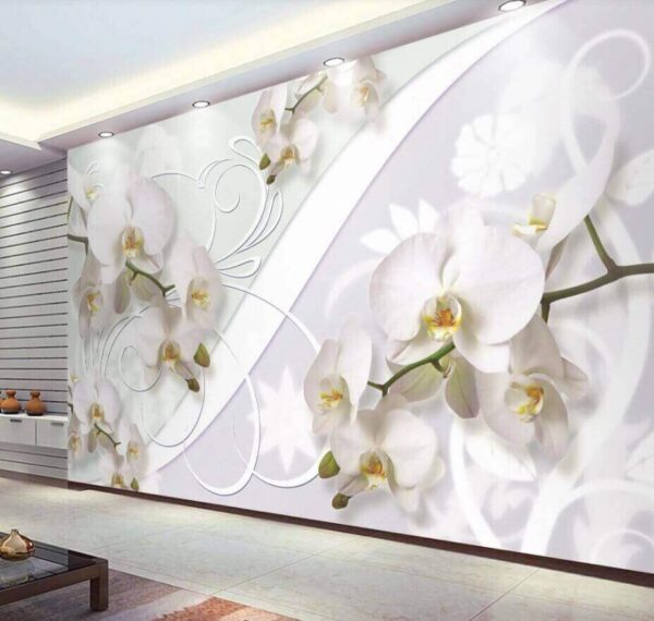 Jemné orchidey na mäkkom pozadí Fototapety Jemné orchidey na mäkkom pozadí
