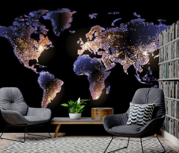 Mapa sveta Fototapety Mapa sveta