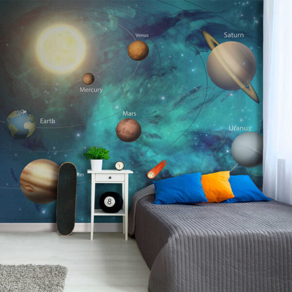 Modrá planéta vo vesmíre Fototapety Modrá planéta vo vesmíre