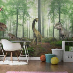 Fototapety Dinosaurus v lese