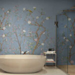 Fototapety Wall murals Yellow bird on a branch