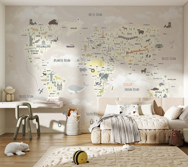 Fototapety Mapa sveta