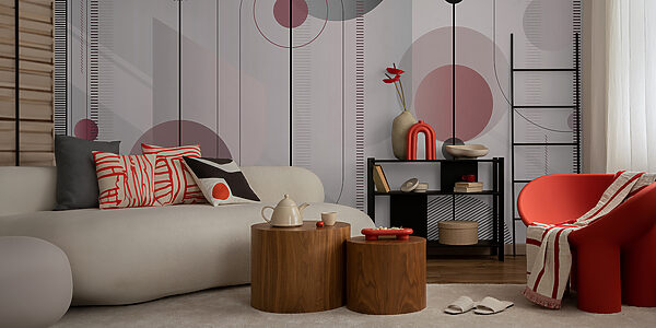 Fototapety Fototapety Abstraktný dizajn kruhov a línií (Katalógové číslo: u95379v2)