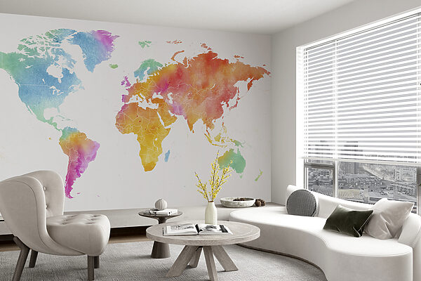 Mapa sveta Fototapety Mapa sveta