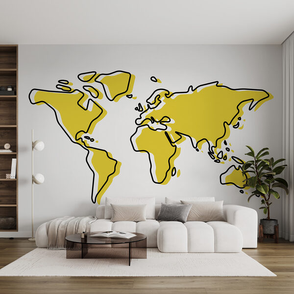 Mapa sveta Fototapety Mapa sveta