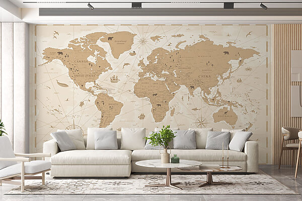 Mapa sveta Fototapety Mapa sveta