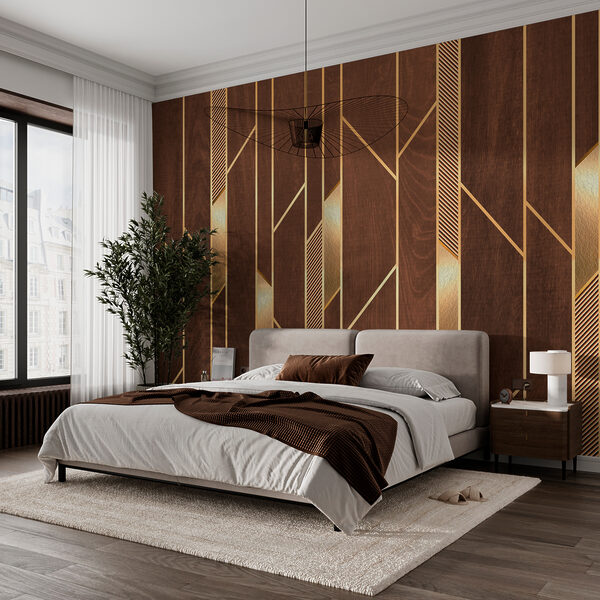 Elegantný geometrický vzor dreva Fototapety Elegantný geometrický vzor dreva