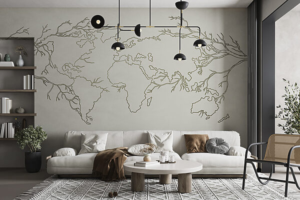 Fototapety Mapa sveta
