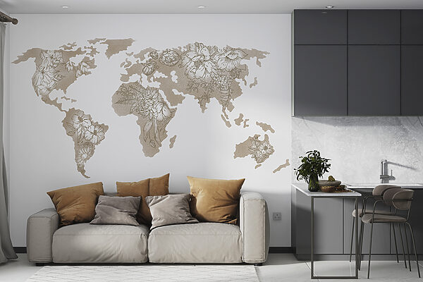 Mapa sveta Fototapety Mapa sveta