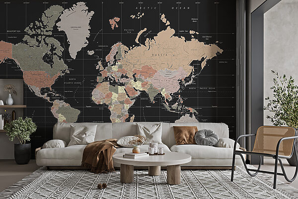 Mapa sveta Fototapety Mapa sveta