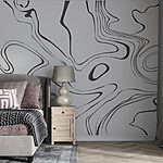 Fototapety Čierne písmeno o na bielom pozadí