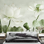 Fototapety Lotus kvitne v jemných odtieňoch