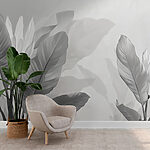 Fototapety Elegantná monochromatická botanická ilustrácia