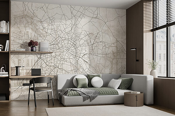 Fototapety Fototapety Mapa mesta (Katalógové číslo: w01696)