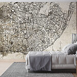 Fototapety Mapa mesta