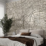 Fototapety Mapa mesta