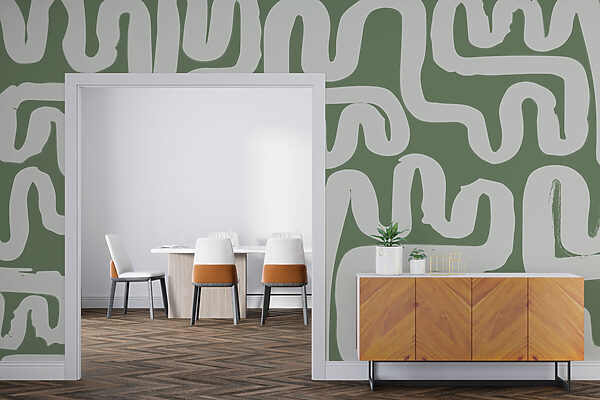 Fototapety Bludisko s bielymi čiarami