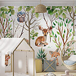 Fototapety Skupina zvierat v lese