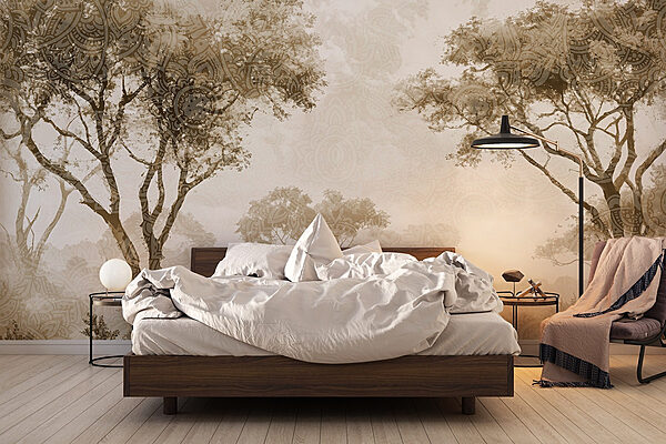 Fototapety Fototapety Skupina stromov na poli (Katalógové číslo: w08442v2)