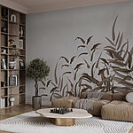 Fototapety Rastlina s hnedými listami