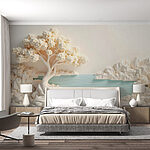 Fototapety Biely strom a voda