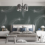 Fototapety Vzor bieleho peria