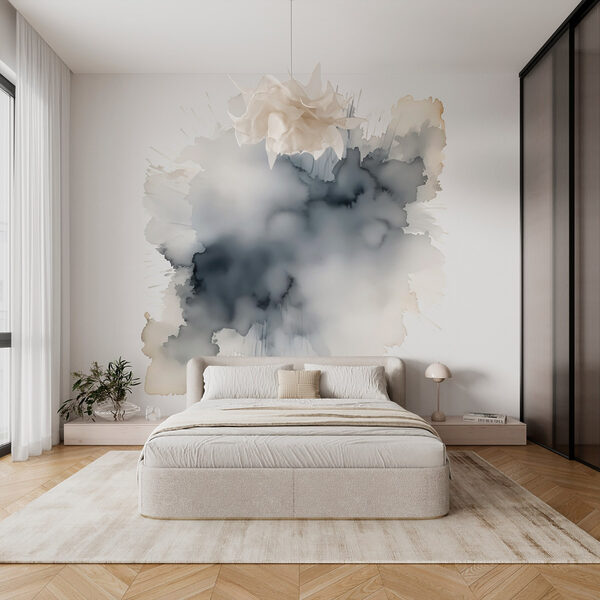 Fototapety Čiernobiely oblak