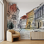 Fototapety Kresba budovy