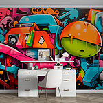 Fototapety Graffiti na stene