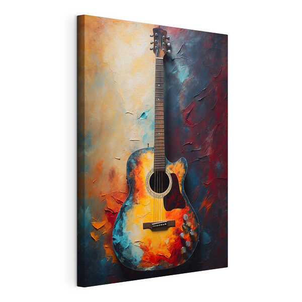 Obraz Živá gitara na abstraktnom pozadí (Katalógové číslo: s39002) Obraz Obraz Živá gitara na abstraktnom pozadí (Katalógové číslo: s39002)