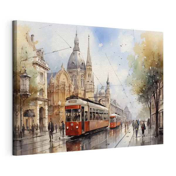 Obraz Trolejbus na ulici (Katalógové číslo: s40732) Obraz Obraz Trolejbus na ulici (Katalógové číslo: s40732)