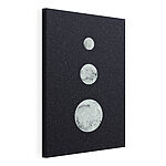 Obraz Skupina bielych planét v rade