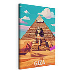 Obraz Pyramída so sochou ženy