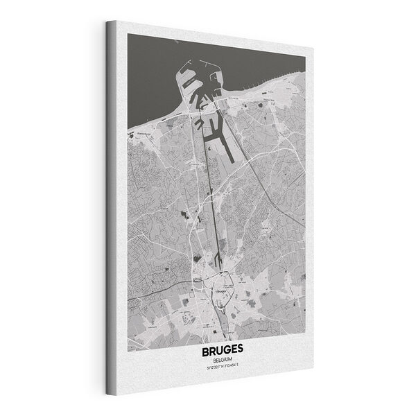 Obraz Mapa ulíc v Bruggách, Belgicko (Katalógové číslo: s37868) Obraz Obraz Mapa ulíc v Bruggách, Belgicko (Katalógové číslo: s37868)